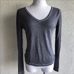 Women's Charcoal Long Sleeve Top